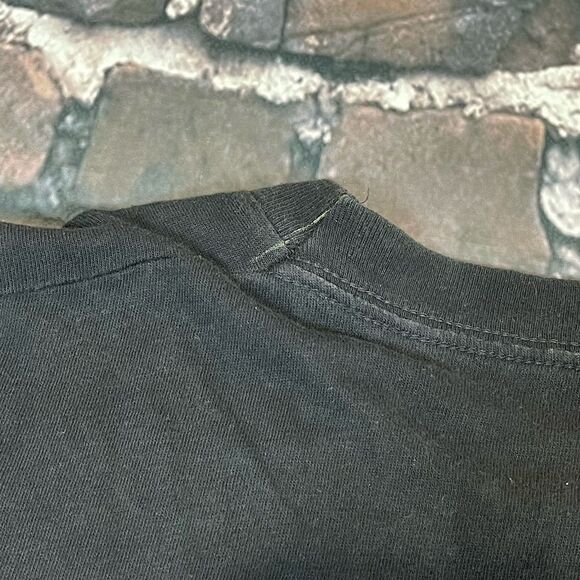 Vintage 90s Wolf Bear Deer Eagle Nature T-Shirt Men’s Large AOP All Over Print - Picture 9 of 9